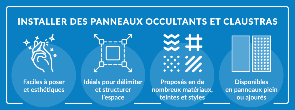 cacher sa piscine du vis-à-vis avec les claustras