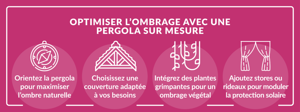 conseils pour optimiser l’ombrage avec une pergola