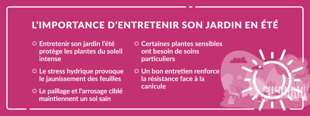 Les intérêts d’entretenir son jardin en été
